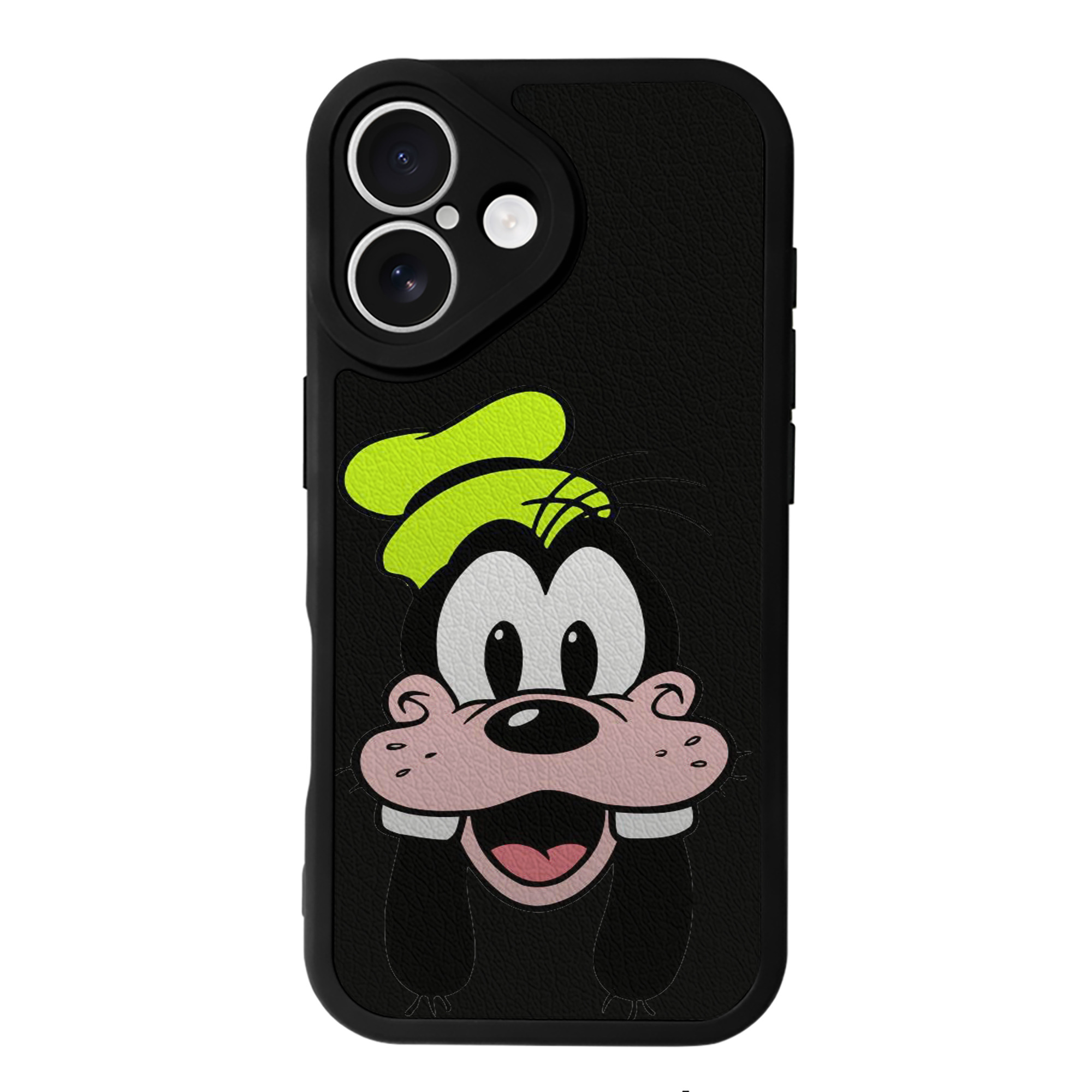 （画像用） ミッキーマウス Mickey Mouse 【iPhone 16シリーズ対応】シリコンスマホケース（レザー調） 材質：シリコン